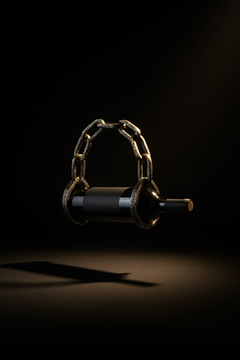 Suspension Chain Wine Rack — The Opulent Edit